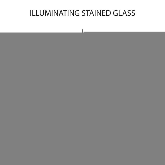 Tiffany Style Stained Glass Window Panel Suncatcher Sunflower Theme 8x11in - Picture 6 of 10